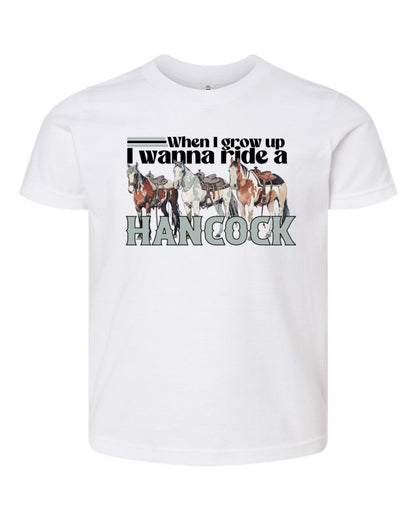 Growin' Up to Ride Hancocks T-Shirt - Youth