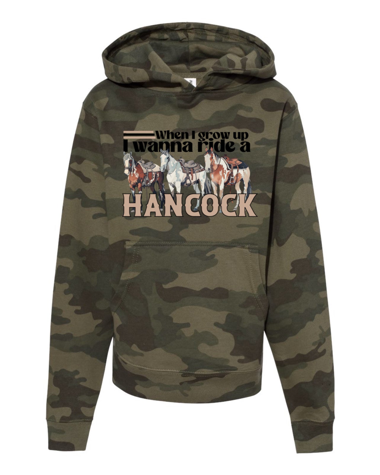 Growin' Up to Ride Hancocks Hoodie - Youth