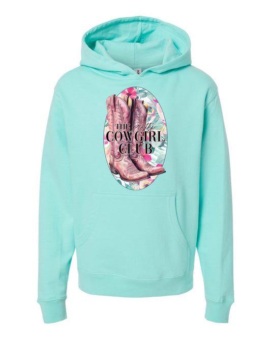 Pretty Cowgirl Club Hoodie - Youth