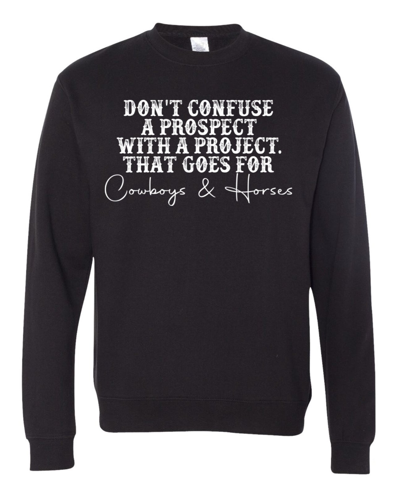 Prospect vs Project Sweatshirt