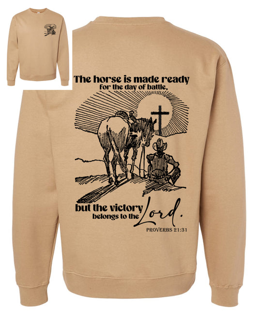 Proverbs 21:31 Sweatshirt